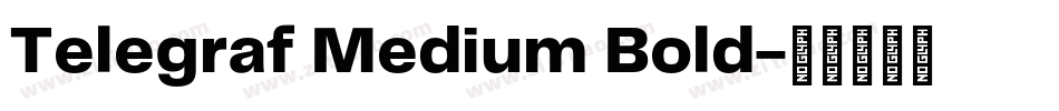 Telegraf Medium Bold字体转换